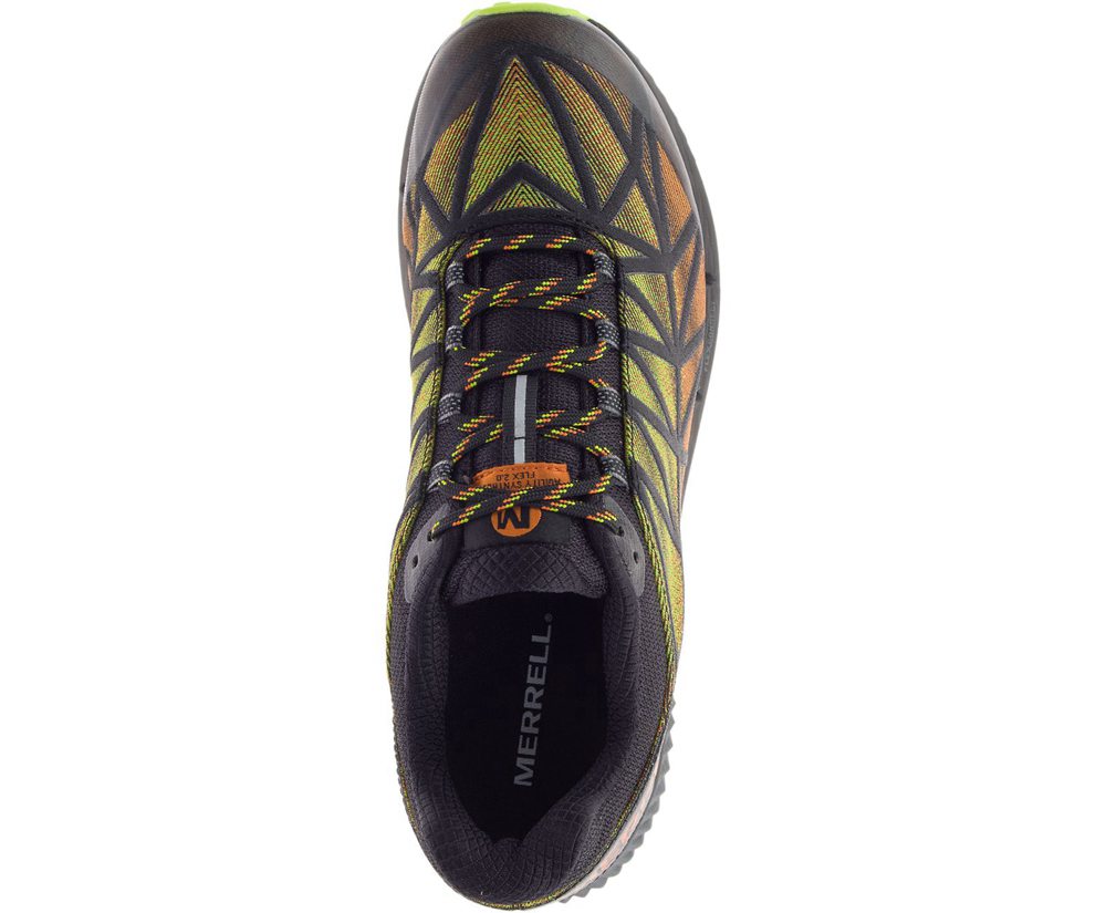 Merrell Sneakers Black/Green - Agility Synthesis 2 - Mens 87AQUDZOB